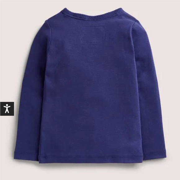 NWT Long-sleeved Rosebud T-shirt sz11-12 years 152 cm - Picture 2 of 4